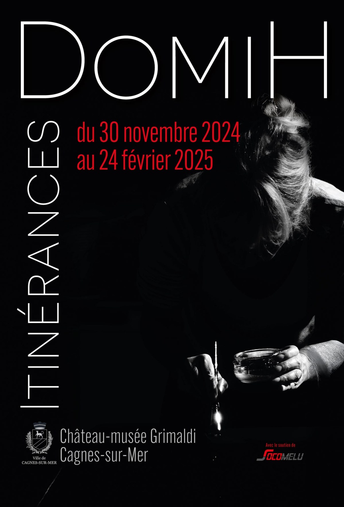 "Itinérances" exhibition by DomiH Grimaldi Castle-Museum November 30, 2024 to February 24, 2025